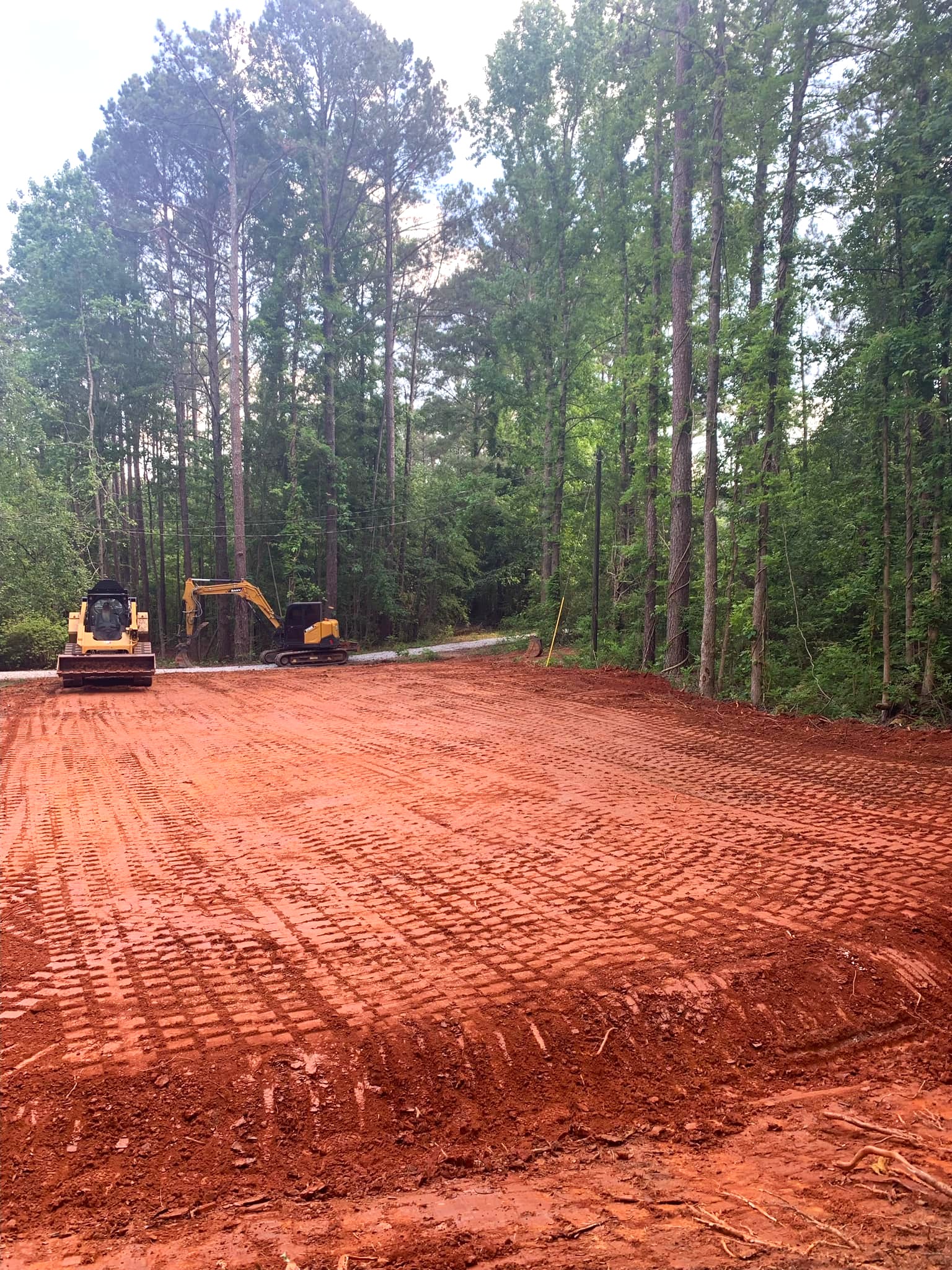 Construction site prep project in Middle Georgia — Flatline Forestry job 2